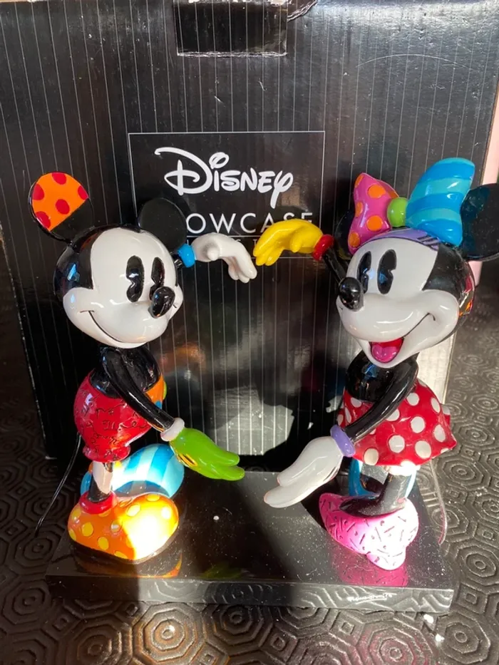 Figurine disney britto mickey minnie