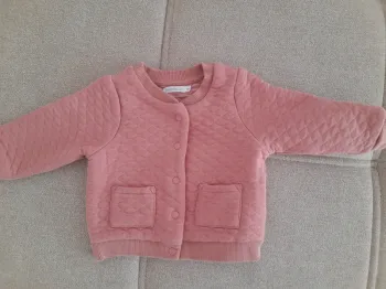 Gilet molletonné bb fille 6 mois