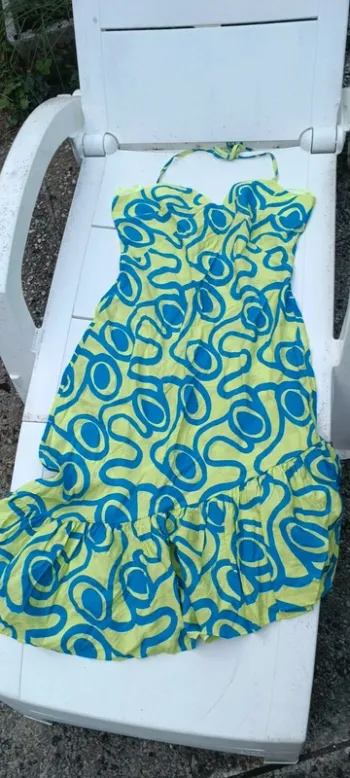 Robe de soirée coloré été