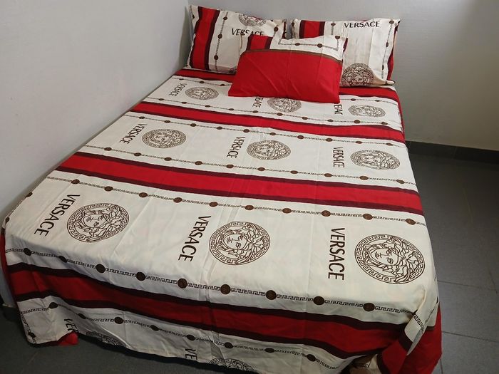 Drap de lit avec 4 taies d'oreiller - photo numéro 2