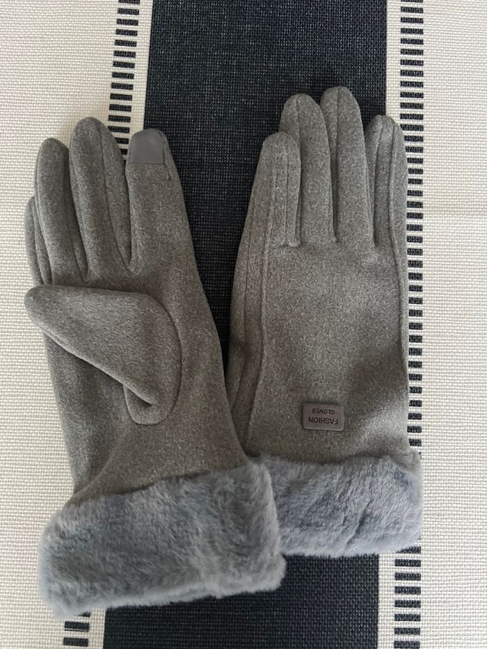 Gant gris fashion gloves neufs - photo numéro 6