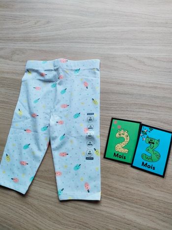 Pantacourt legging 23 mois fille