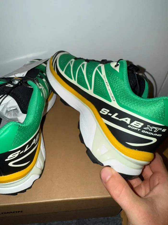 Salomon XT-6 Bright Green Black Sulphur Verte Noir - photo numéro 11