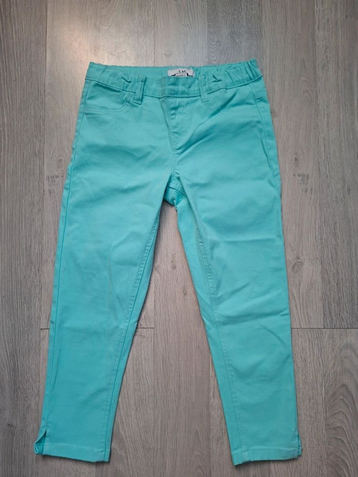 Lot de 2 pantacourts LH 10 ans fille rose et turquoise - photo numéro 5