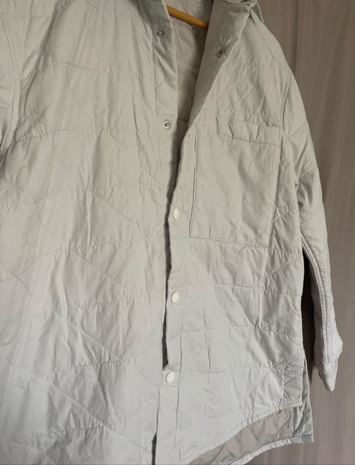 Veste matelassé blanc cassé, taille S, S.Olivier - photo numéro 3