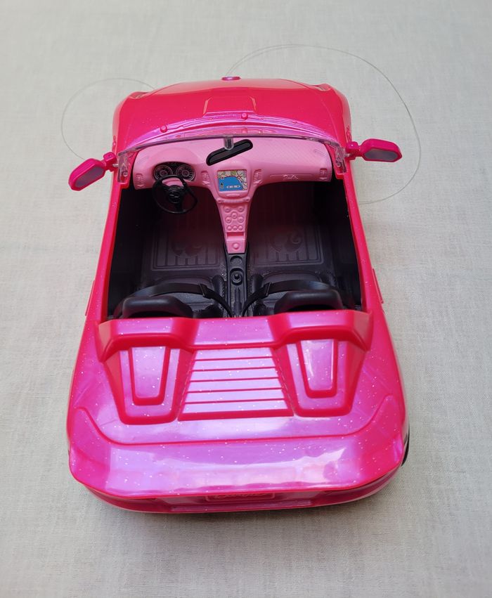 Barbie Voiture Cabriolet Rose pour poupée - photo numéro 5