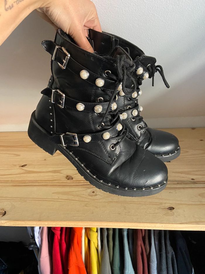 Bottines à perles - photo numéro 3