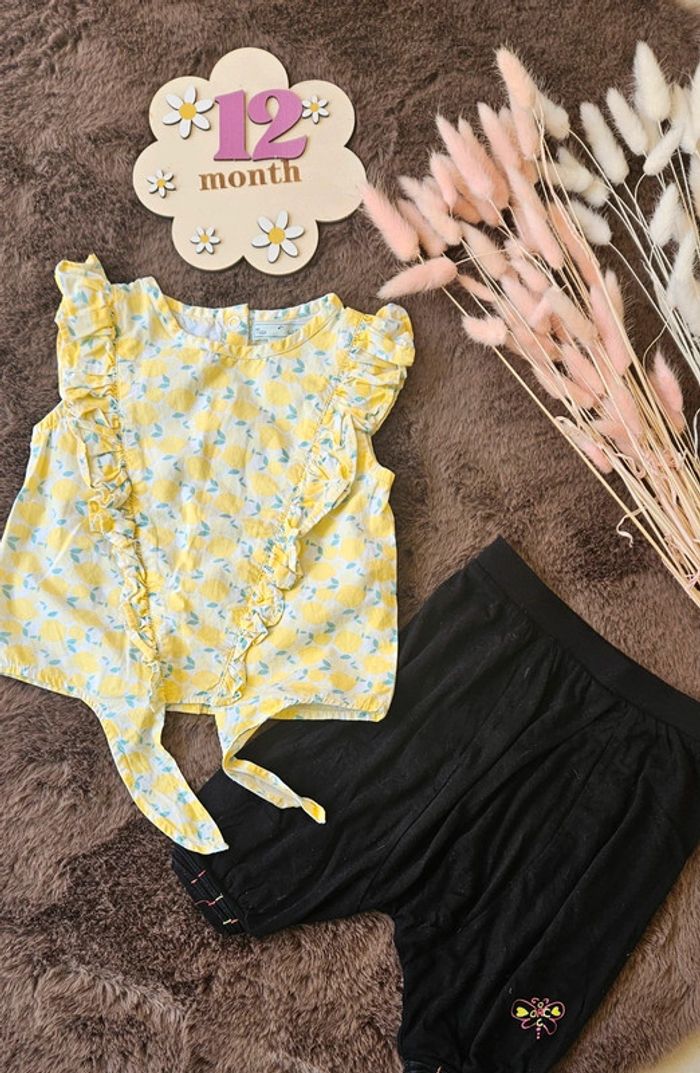 Ensemble 12 mois été fille