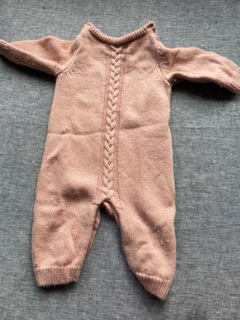 Combinaison cachemire rose Bout’Chou 6 mois