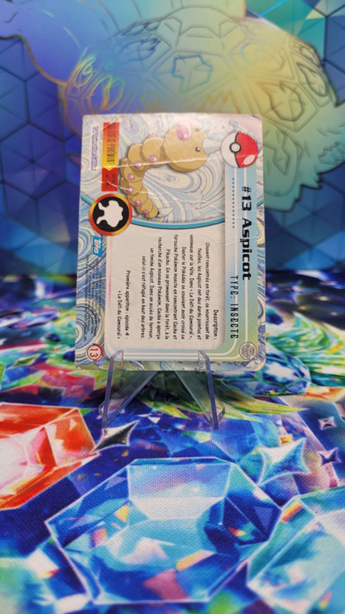 Carte Pokémon Topps n°13 Aspicot Series 1 FR - photo numéro 3