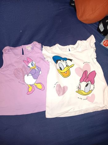 2 débardeurs Donald daizy 9 12 mois pas de vinted go