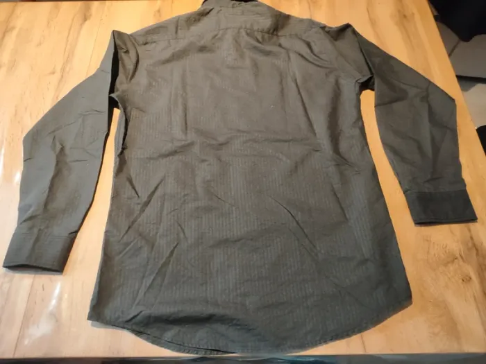 Chemise Unie Cerrer Noire à Rayures Discrètes - Taille 4 / XL - Très Bon État - photo numéro 2