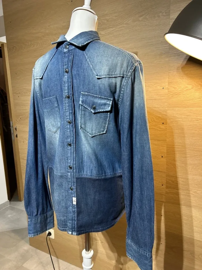 Chemise denim 7 for all mankind homme S - photo numéro 2