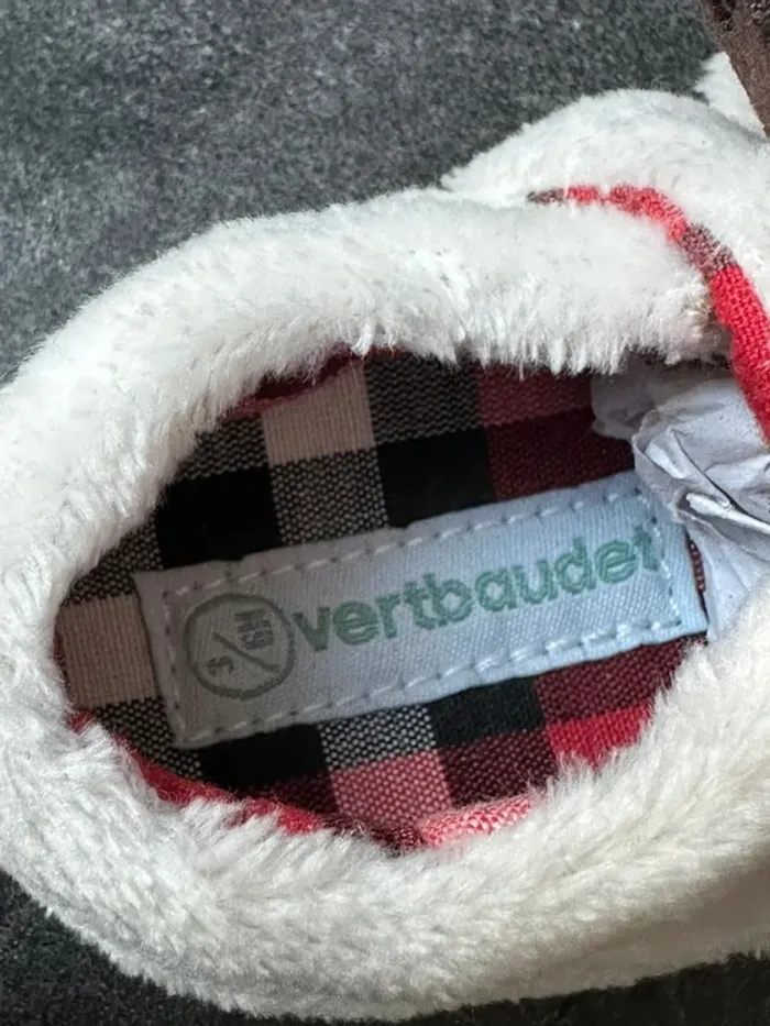 Petit chausson rennes noël vertbaudet 3/6 mois - photo numéro 9