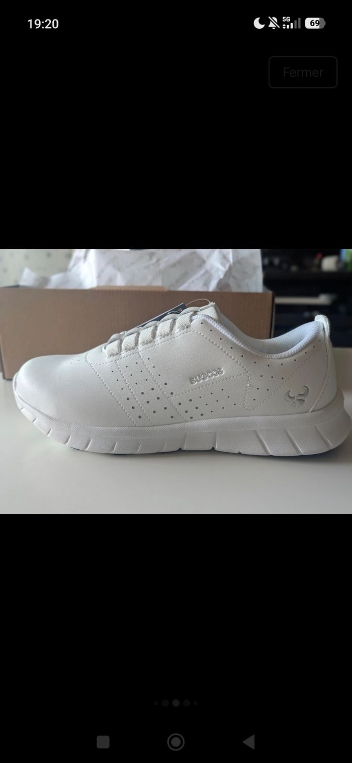 Chaussures médicale Suecos Erik blanc - photo numéro 6