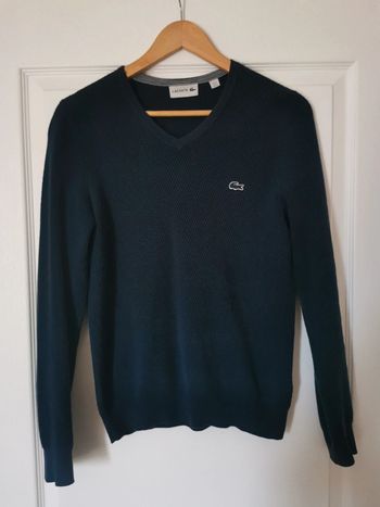 Pull Lacoste bleu marine