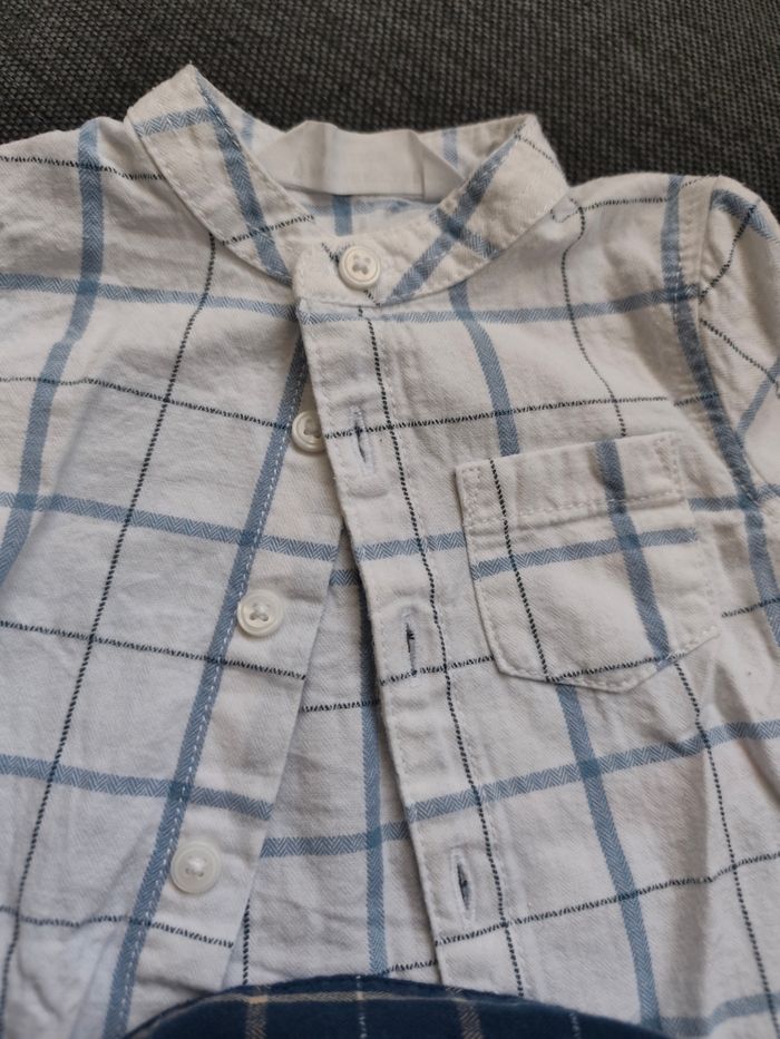 Lots deux chemises garçon bébé - photo numéro 3