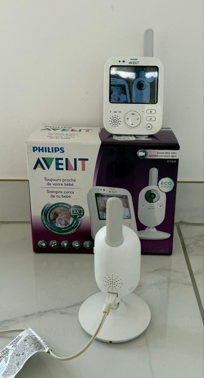 Babyphone écoute-bébé caméra Philips Avent SCD630. - photo numéro 3
