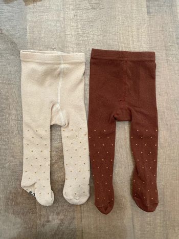 Lot deux paires de collants 3-6 mois