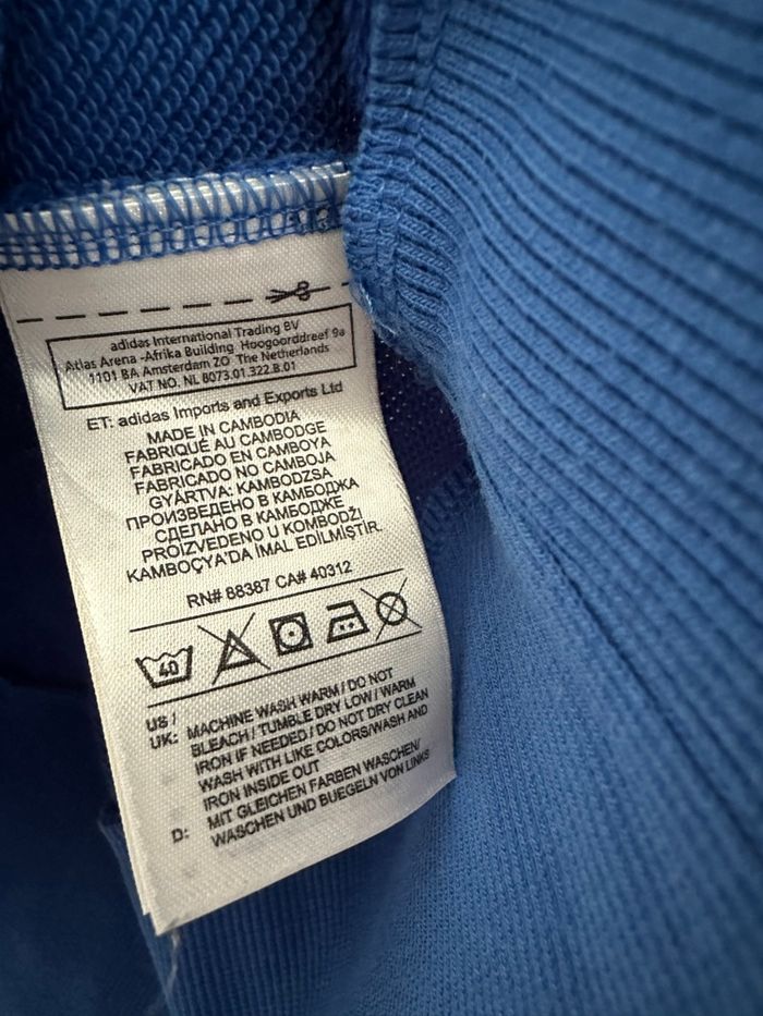 Pull adidas bleu taille M - photo numéro 7