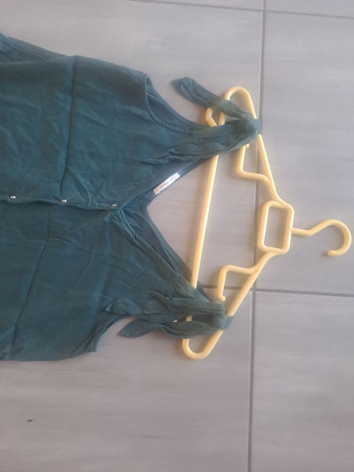 Blouse verte Promod Taille 38 - photo numéro 2