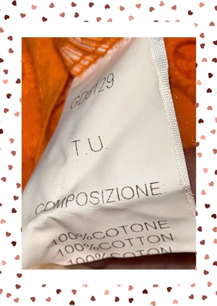 Chemise manches courtes orange Chantal B - photo numéro 5