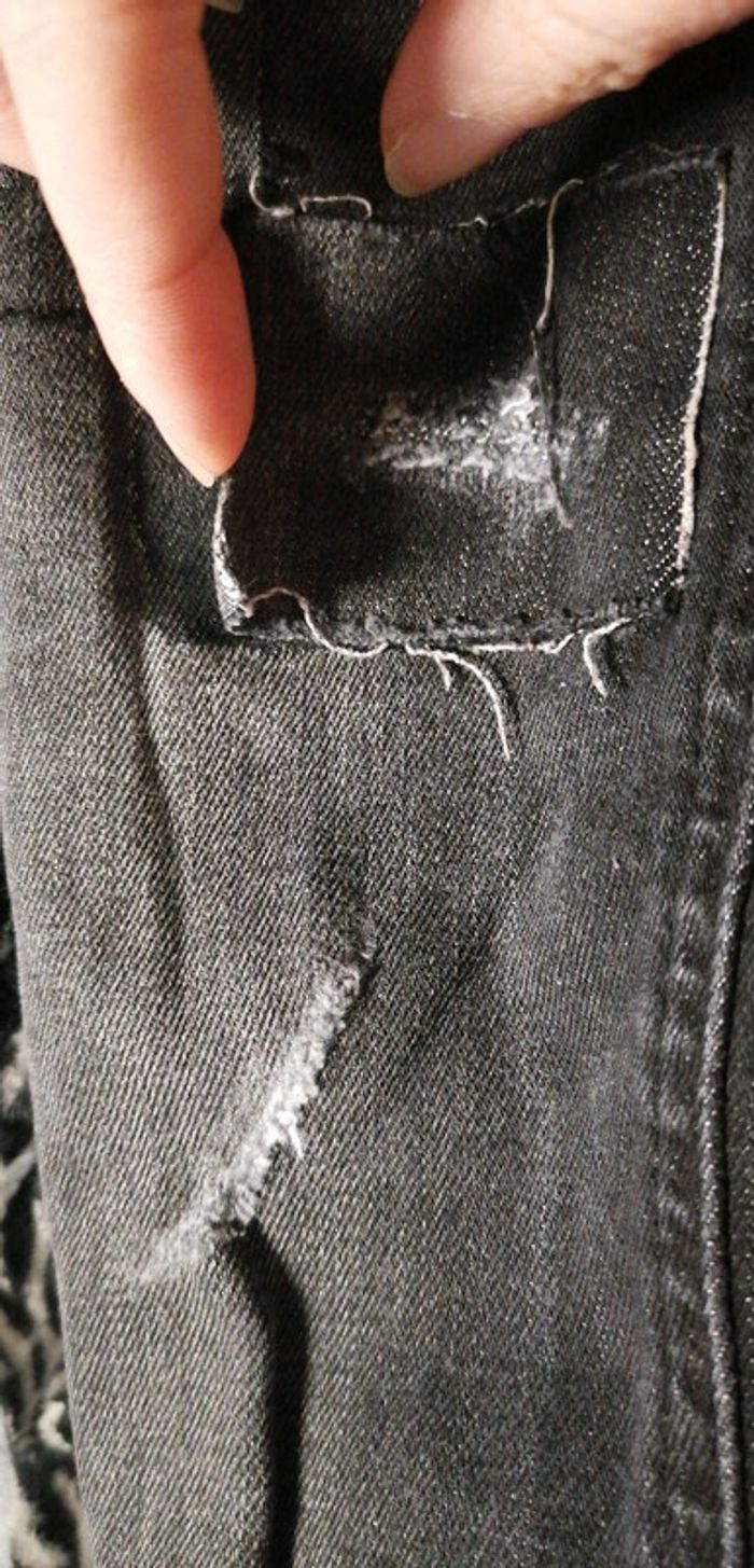 Jeans effet délavé - photo numéro 5
