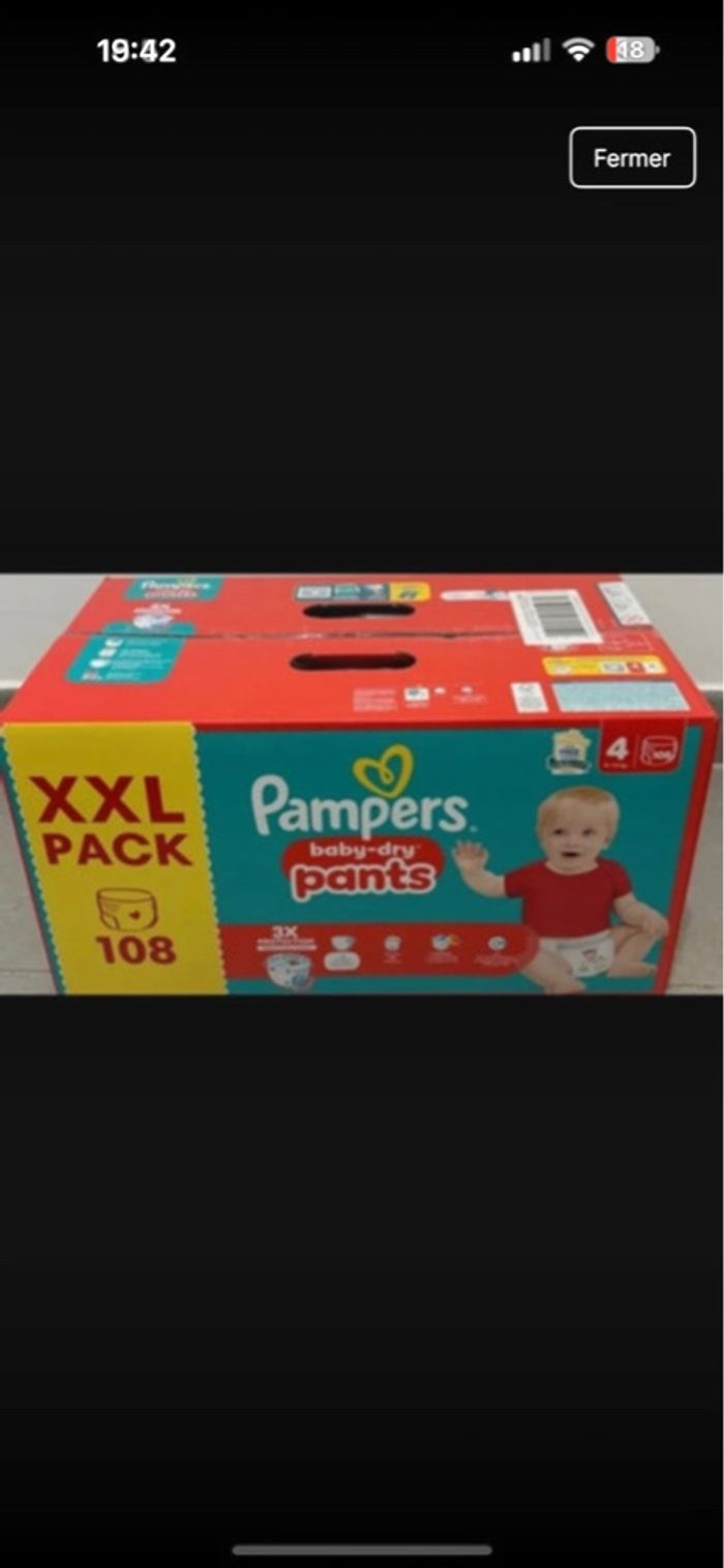 Couche Pampers