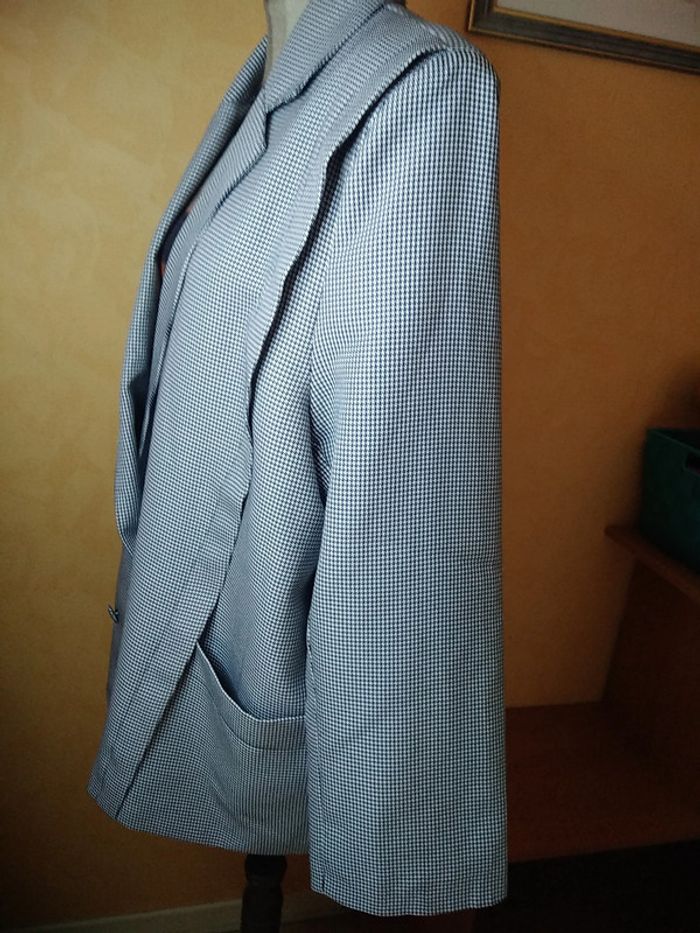 Veste oversize vichy - photo numéro 2