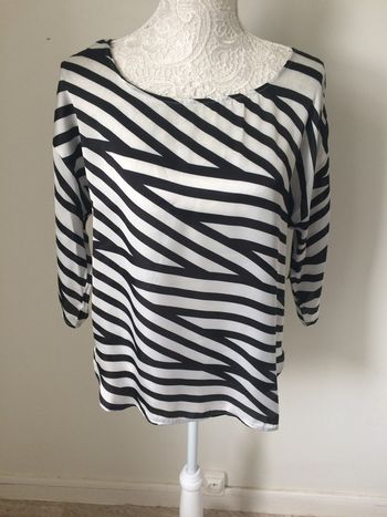 Chemise noir et blanche taille M