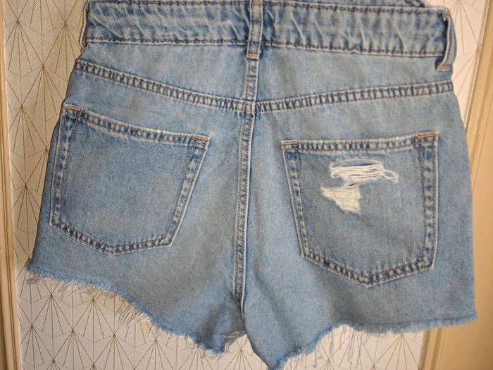 Superbe combishort jean femme effet used tbe divided 36 - photo numéro 7
