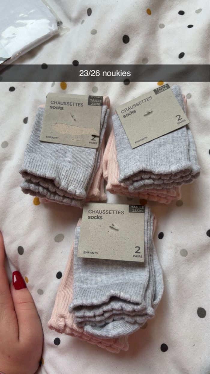 Chaussettes filles  23/26