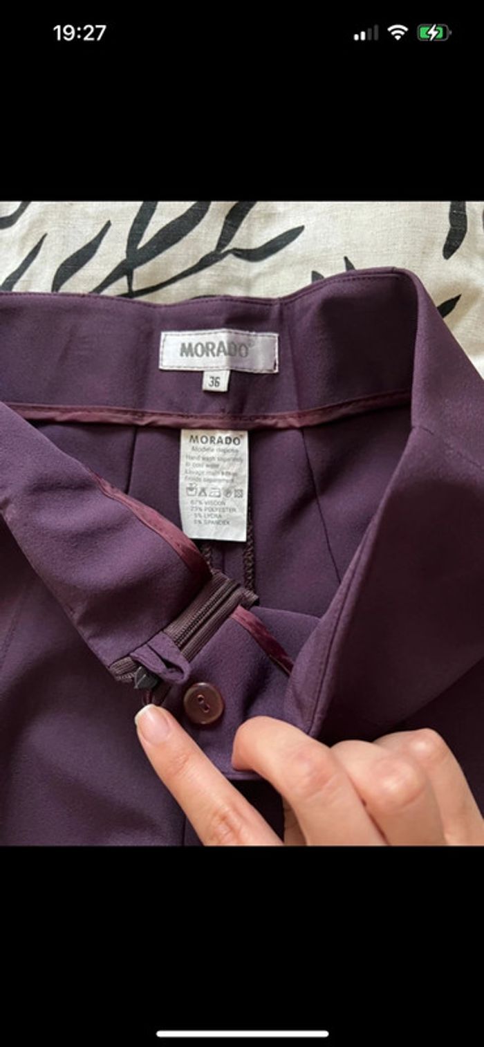 Pantalon femme violet - photo numéro 3