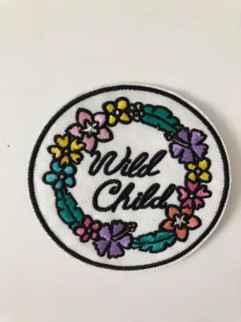 Écusson patch brodé message neuf