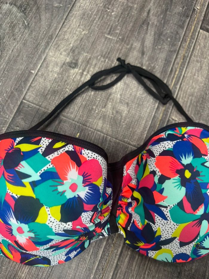 Maillot de bain fleuri tropical taille L - photo numéro 5