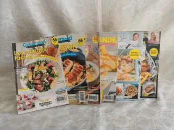 Lot de 6 magazines.Gourmand "la meilleure façon de manger"