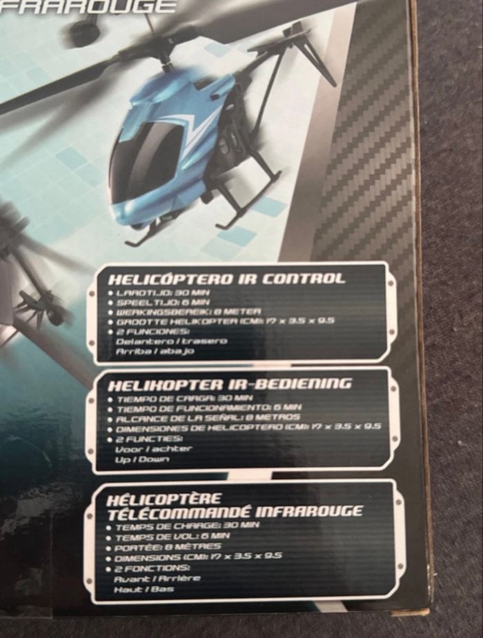 Hélicoptère télécommandé infrarouge - photo numéro 2