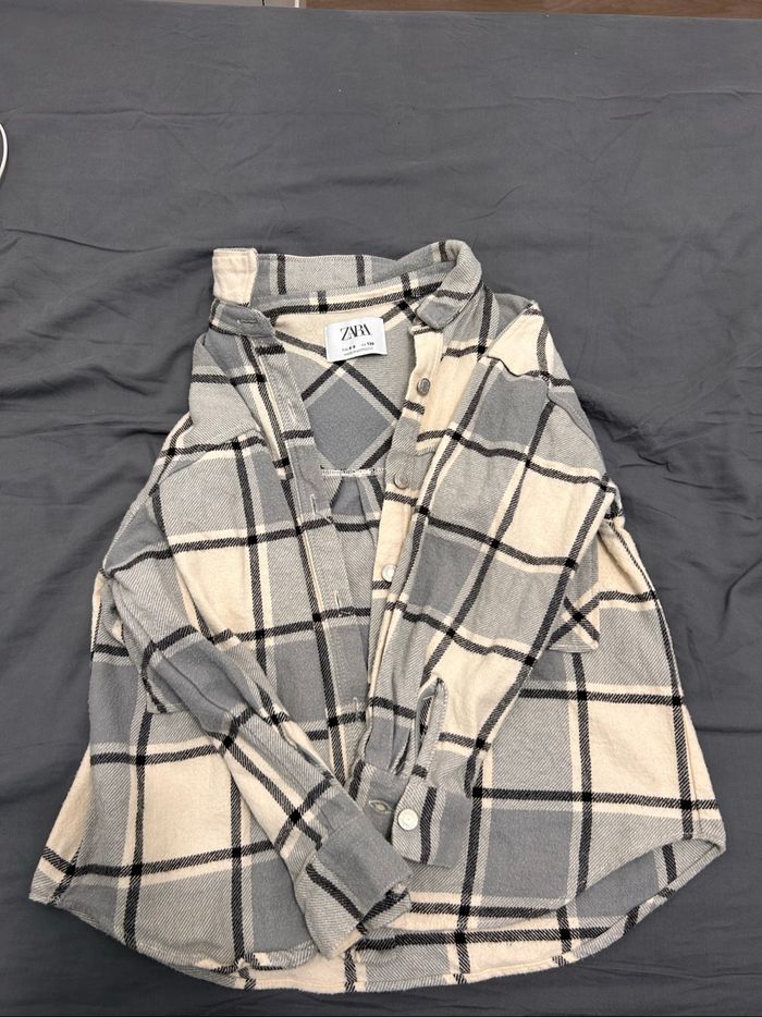 Chemise à carreaux Zara - photo numéro 2