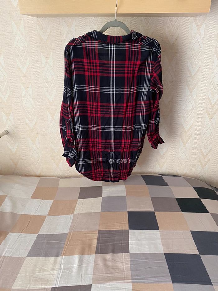 Superbe belle chemise à carreaux Zara taille M - photo numéro 4
