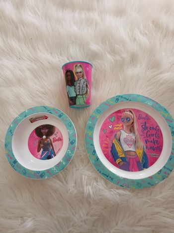 Ensemble assiette Barbie