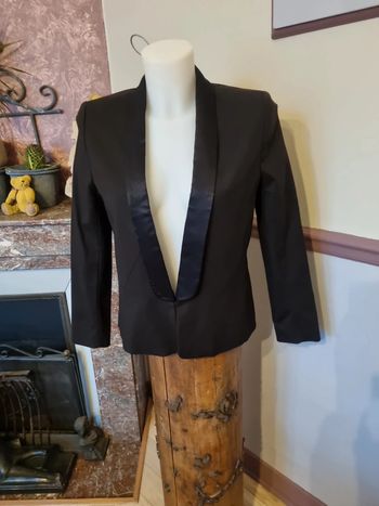 Veste style smoking  36 h&m noir