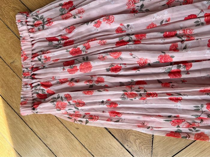 Jupe plissée fleurie - photo numéro 2