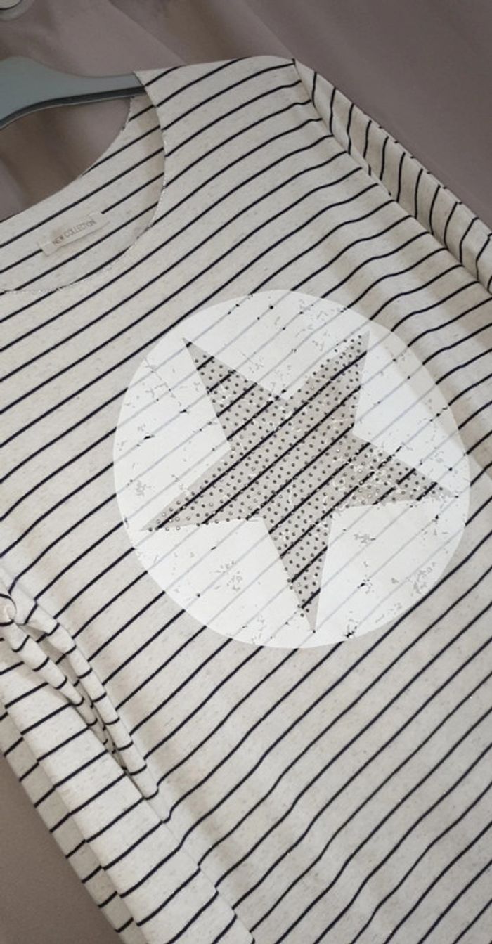 Haut marin avec étoile - photo numéro 4