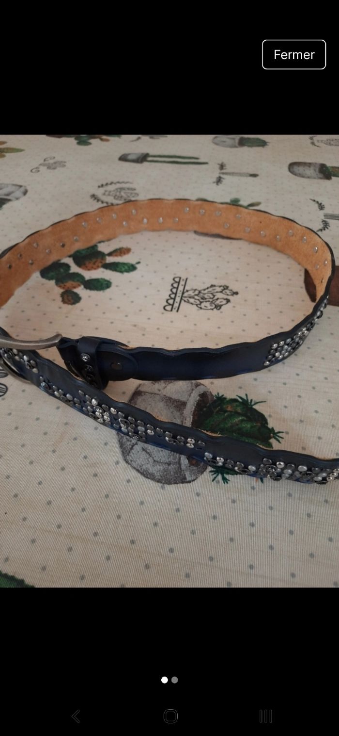 Ceinture cuir femme. Tbe