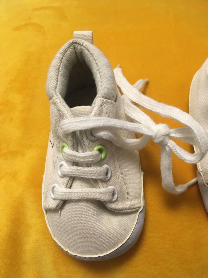 Chaussures baskets bébé pointure 17 / 18 neuves marque Grain de blé - photo numéro 5