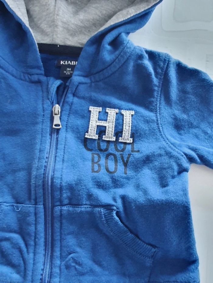 Veste à capuche 3 mois - photo numéro 2