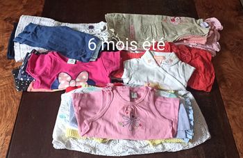 Vêtements bébé fille 6 mois été robes et ensembles