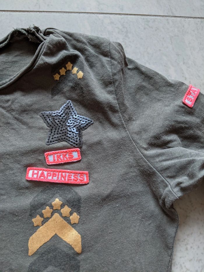 Tee shirt manches longues IKKS 10 ans - photo numéro 3