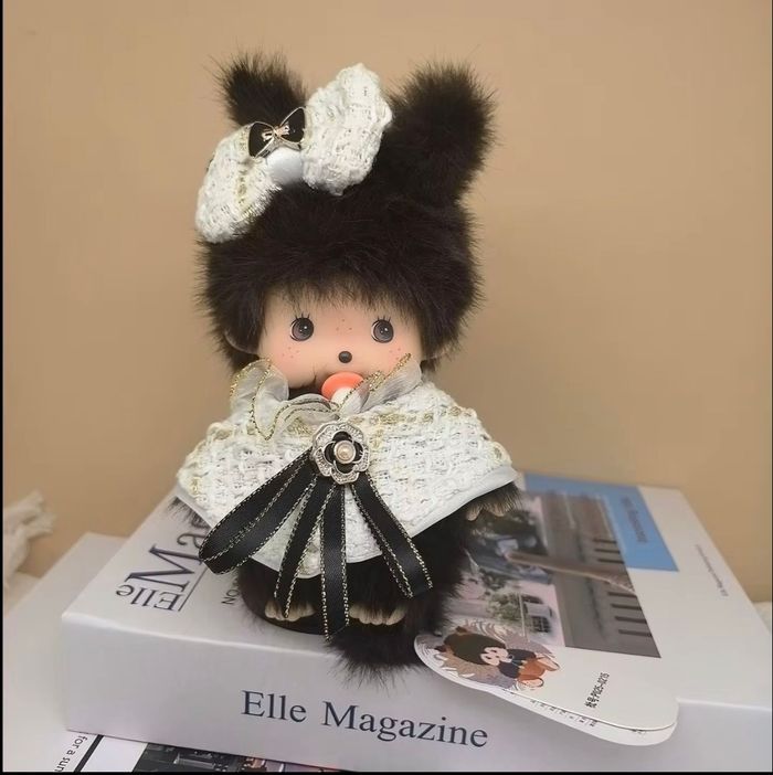 Peluche Monchhichi 15 cm neuve