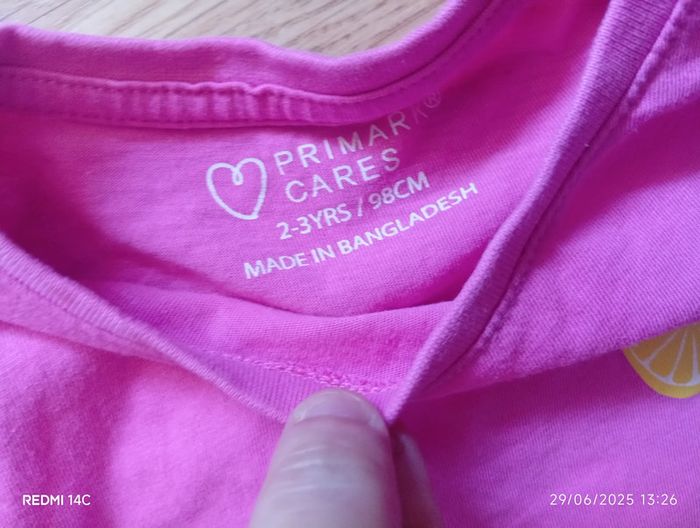 Lot 2 T shirts fille 2-3ans - photo numéro 3